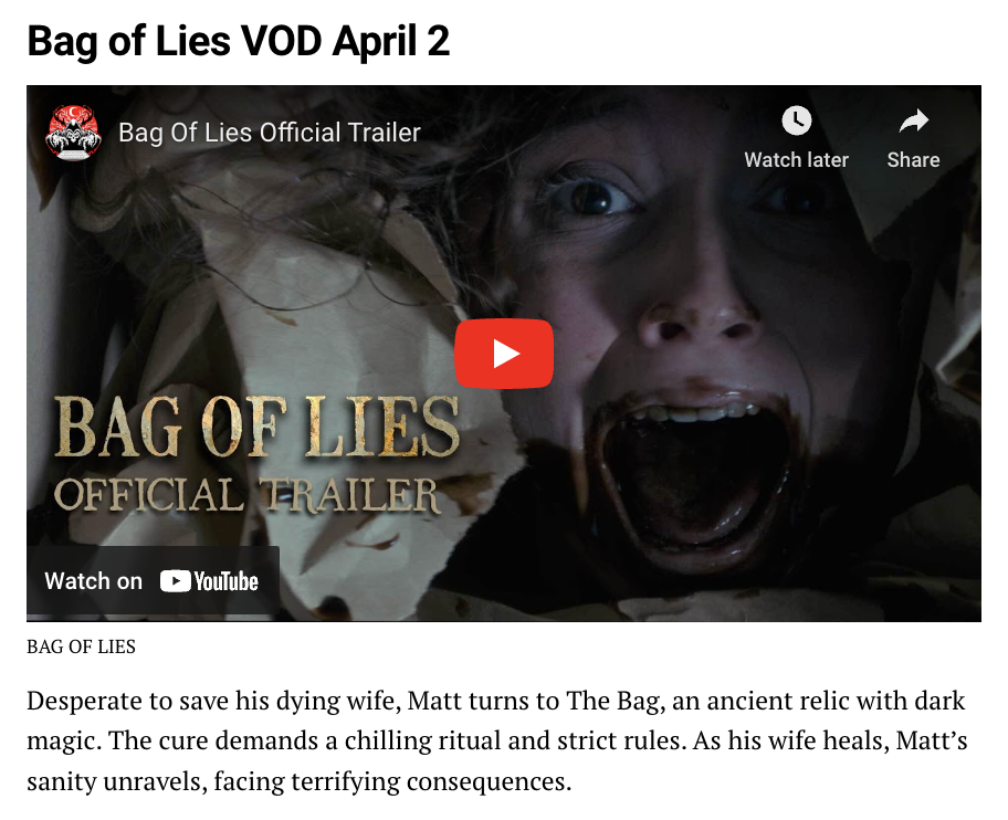 Horror Movies Releasing This Month – April 2024 [Trailers]